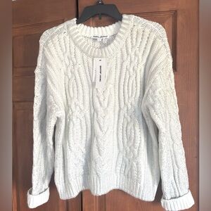 NWT DKNY silver sweater